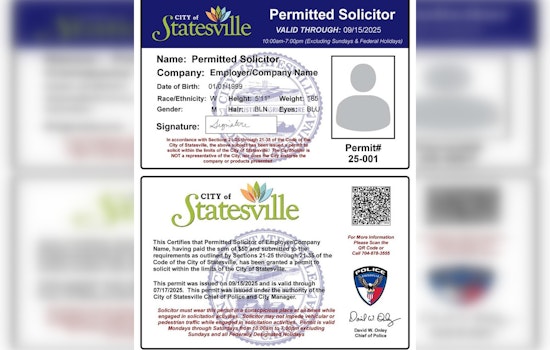Statesville City Council Unanimously Tightens Doorstep Vending and Solicitation Regulations