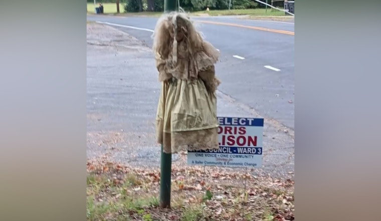 Statesville Police Dismiss Charges Over Doll Prank Near Councilwoman's Sign as Halloween Mischief