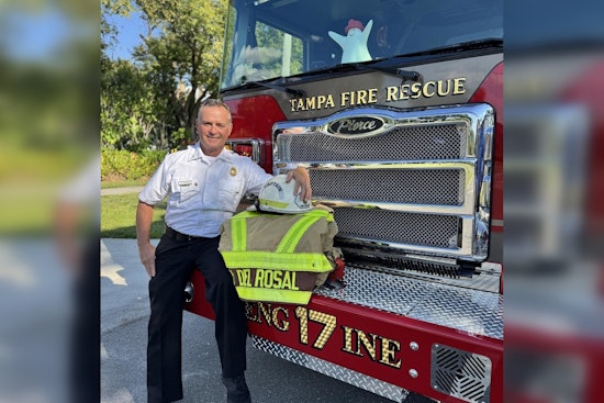 Tampa Celebrates Retirement of Fire Captain Daniel Del Rosal After 30 Years of Dedication