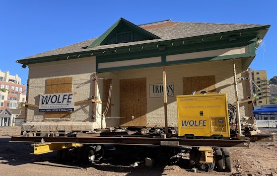 Tempe's Historic Harry Walker House Relocated to New Home by City Hall as Part of Urban Development Project