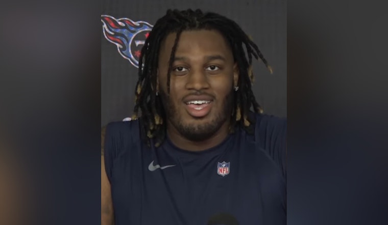 Tennessee Titans' JC Latham Out Against Los Angeles Rams Due to Hip Injury