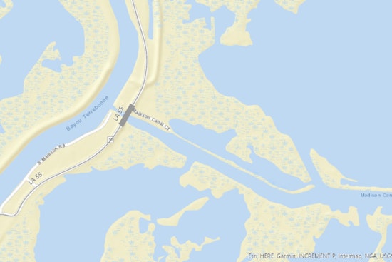Terrebonne Parish Imposes 5-Ton Weight Restriction on Madison Canal Bridge Due to Roadwork