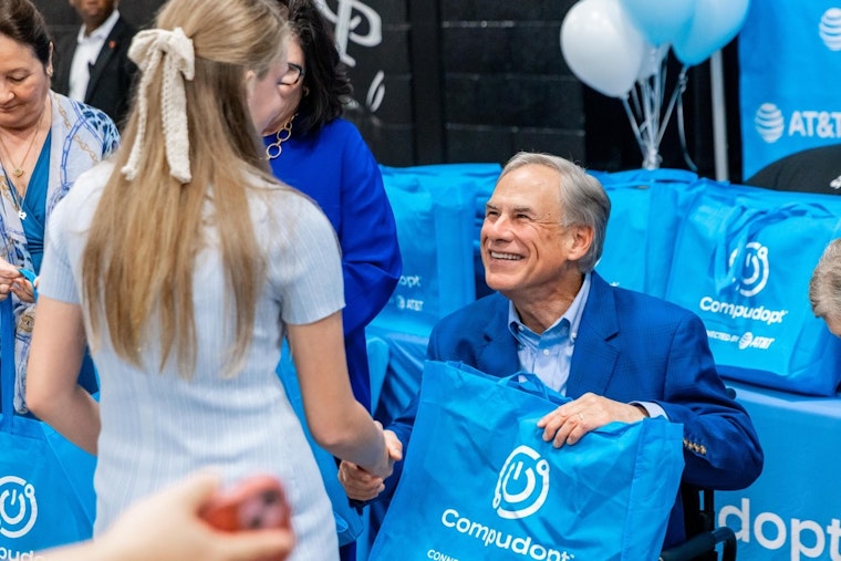 Texas Governor Greg Abbott and First Lady Partner with AT&T, Others to Provide Laptops to Flood-Impacted Center Point Students