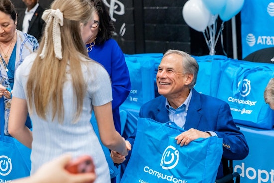 Texas Governor Greg Abbott and First Lady Partner with AT&T, Others to Provide Laptops to Flood-Impacted Center Point Students