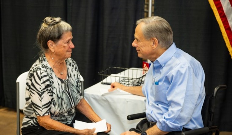 Texas Governor Greg Abbott Delivers Aid to Concho Valley Flood Victims With Support from "Strait to the Heart" Fundraiser