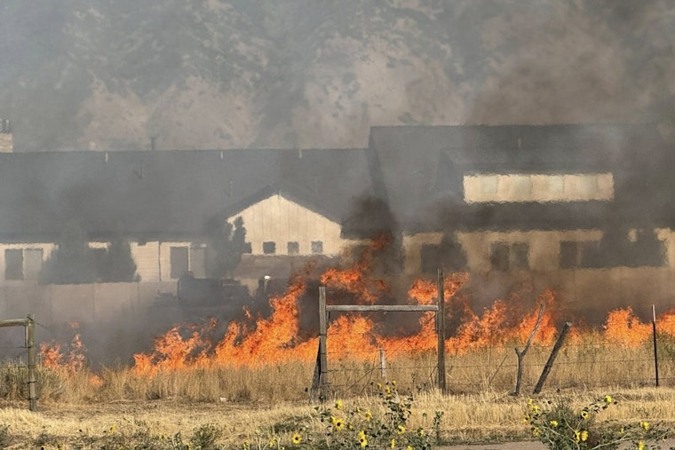 Tooele Firefighters Swiftly Contain Wildfire Threatening Air Med Base and Assisted Living Facility