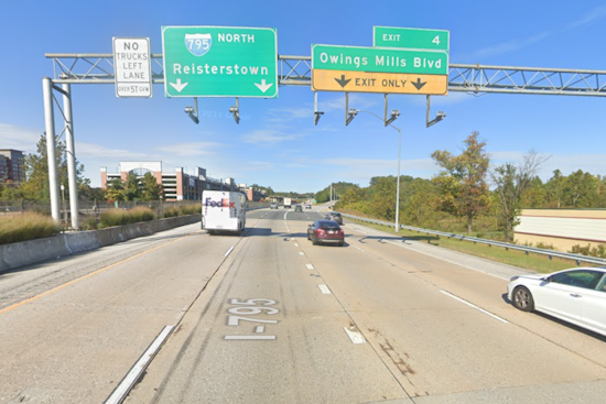 Travel Advisory: Lane Closures on Northbound I-795 in Baltimore County Could Cause Delays During Weekend Repairs