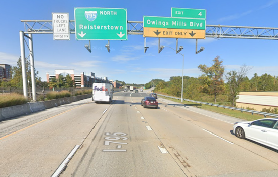 Travel Advisory: Lane Closures on Northbound I-795 in Baltimore County Could Cause Delays During Weekend Repairs