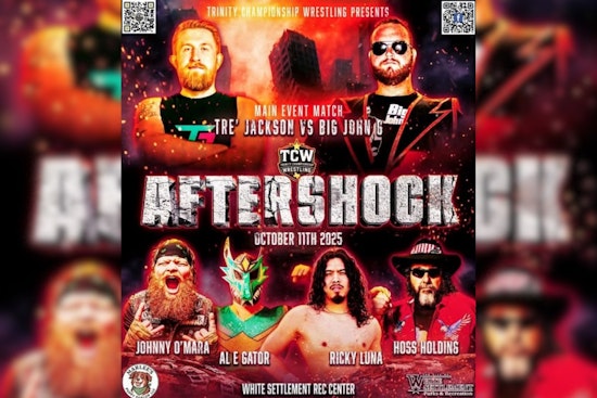 Trinity Championship Wrestling Takes Over White Settlement Rec Center with Tre' Jackson vs. Big John G Main Event