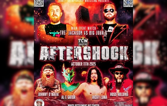 Trinity Championship Wrestling Takes Over White Settlement Rec Center with Tre' Jackson vs. Big John G Main Event