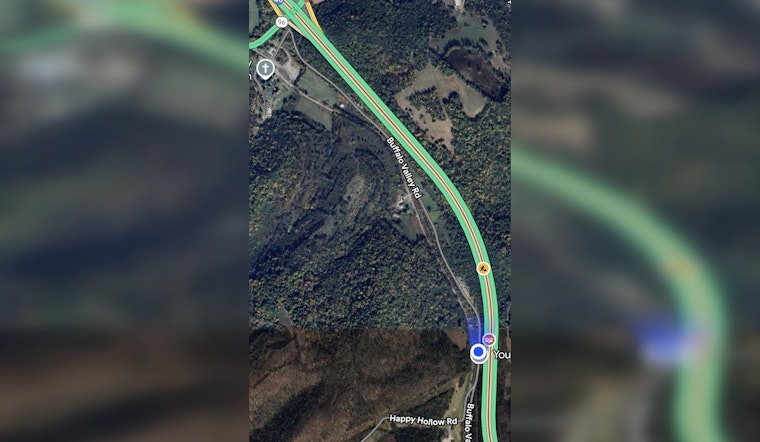 Truck Incident Causes Delays on Buffalo Valley Road in Putnam County, No Injuries Reported