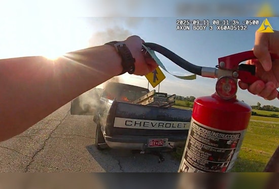 Tulsa Officer and Motorcyclist Team Up to Save Infants from Highway Vehicle Fire