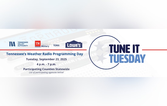 "Tune It Tuesday," TEMA Partners with Lowe's for Emergency Weather Radio Programming Across Tennessee