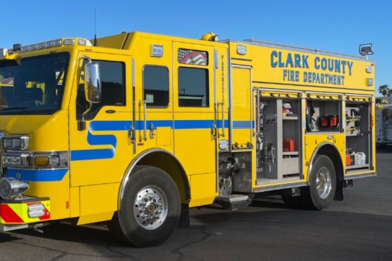 Two-Alarm Fire Engulfs Apartment Near Las Vegas Strip, Red Cross Assists Displaced Residents