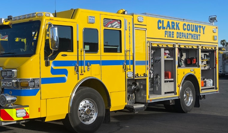 Two-Alarm Fire Engulfs Apartment Near Las Vegas Strip, Red Cross Assists Displaced Residents