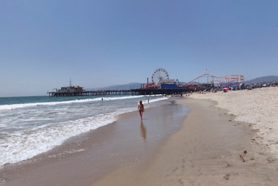 UCLA and The Bay Foundation Paint Santa Monica Pier Waves Pink in Pursuit of Environmental Research