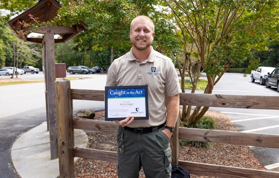 Union County Ranger Kevin Mager Receives "Caught in the Act" Award for Aiding Stranded Ukrainian Visitor