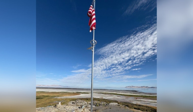 Unpermitted Flagpole at Utah's Historic Black Rock Sparks Controversy and Legal Debate