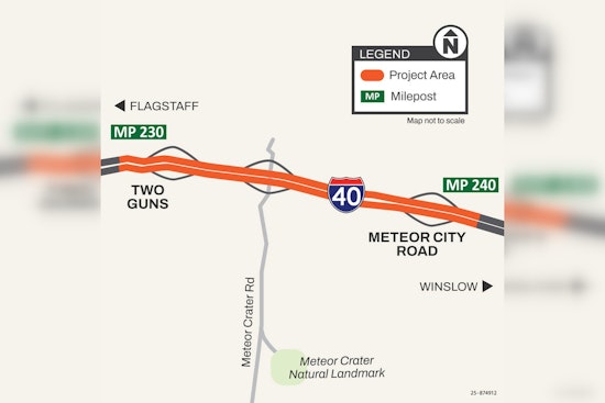 Upcoming Asphalt Maintenance on I-40 Near Flagstaff to Impact Traffic Starting September 24