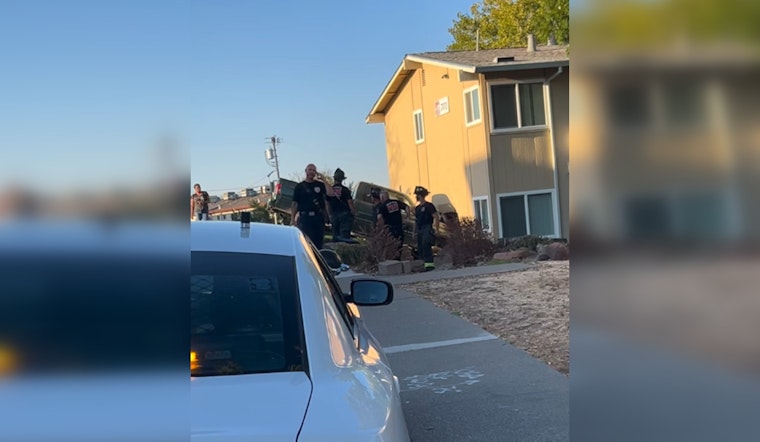 Vacaville Apartment Evacuated After Pickup Truck Crash Causes Gas and Water Leak