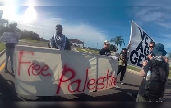 Veterans Arrested for Blocking Traffic During Anti-War Protest in Tampa
