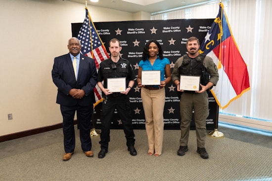 Wake County Sheriff's Office Honors Employees of the Month for Exemplary Service