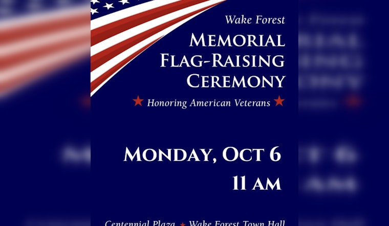 Wake Forest to Honor Late Veteran Patrick McLivain in Final Flag-Raising Ceremony of the Year