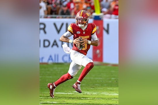 Washington Commanders' Jayden Daniels Sidelined by Knee Injury Ahead of Raiders Showdown