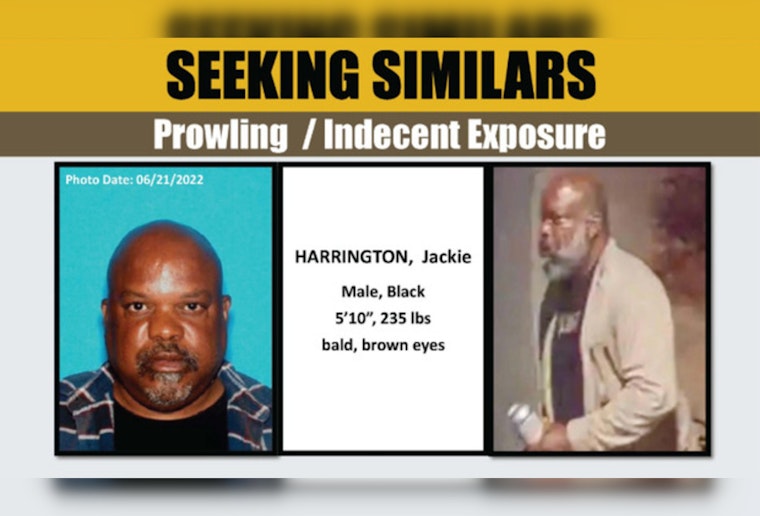West Hollywood on Alert: Suspected Serial Indecent Exposure Perpetrator Jackie Harrington Arrested, Additional Victims Sought