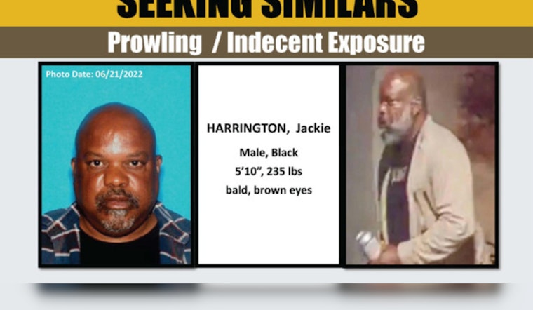 West Hollywood on Alert: Suspected Serial Indecent Exposure Perpetrator Jackie Harrington Arrested, Additional Victims Sought