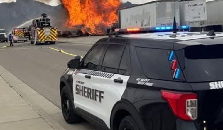 West Valley Fire Department Battles Blaze in Westway, El Paso; Road Closures and School Alerts Issued