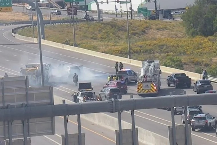 Westbound I-70 in Denver Closed Due to Collision and Vehicle Fire, Expect Delays