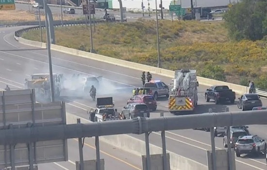 Westbound I-70 in Denver Closed Due to Collision and Vehicle Fire, Expect Delays