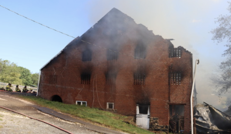 Westminster Barn Fire Results in Three Injuries and Four Horse Fatalities, Damage Estimated at $250K