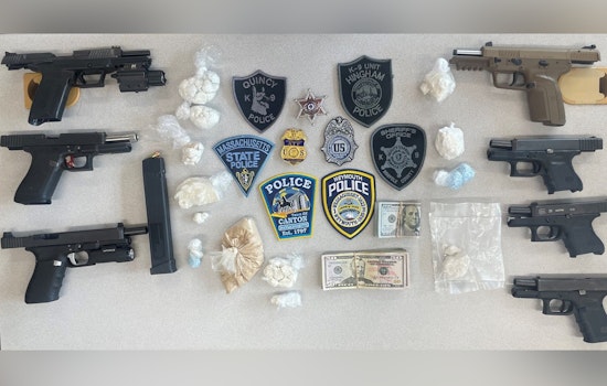 Weymouth Police Seize Firearms, Drugs, and Cash in Coordinated Raids, Three Suspects Charged