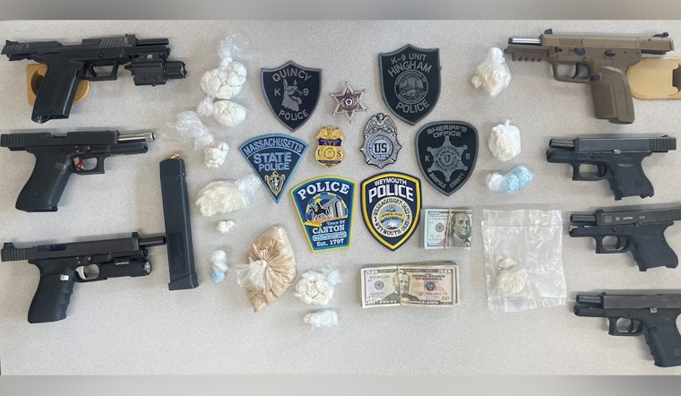 Weymouth Police Seize Firearms, Drugs, and Cash in Coordinated Raids, Three Suspects Charged