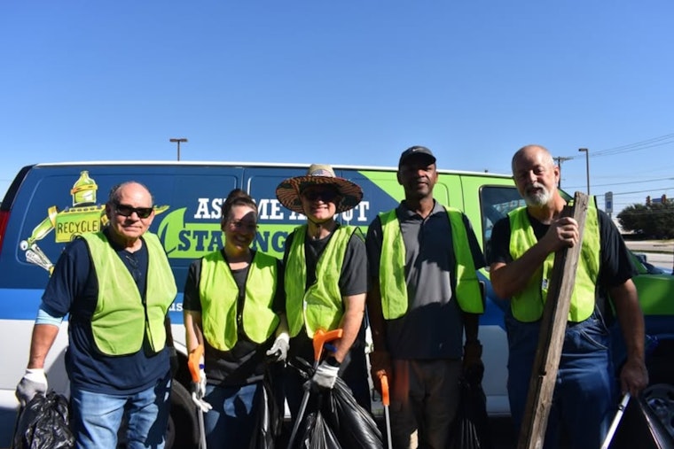 White Settlement Community Unites for Fall Trash Bash, Enhances Waggoman Park with First Church International Volunteers