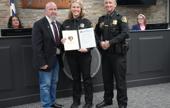 White Settlement Officer Haley Brown Honored with Life Saving Award for Heroic CPR Effort