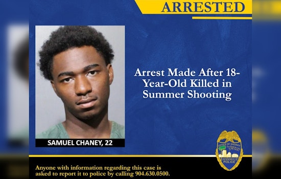22-Year-Old Man Arrested in Connection with Fatal Shooting in Jacksonville
