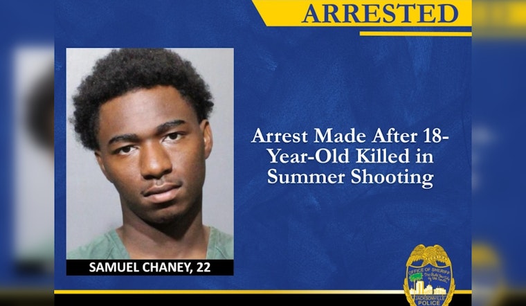 22-Year-Old Man Arrested in Connection with Fatal Shooting in Jacksonville