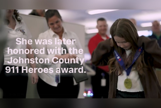 9-Year-Old Johnston County Hero Honored for Lifesaving 911 Call During Father's Emergency