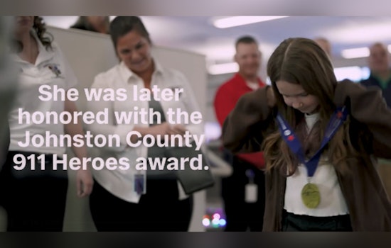 9-Year-Old Johnston County Hero Honored for Lifesaving 911 Call During Father's Emergency