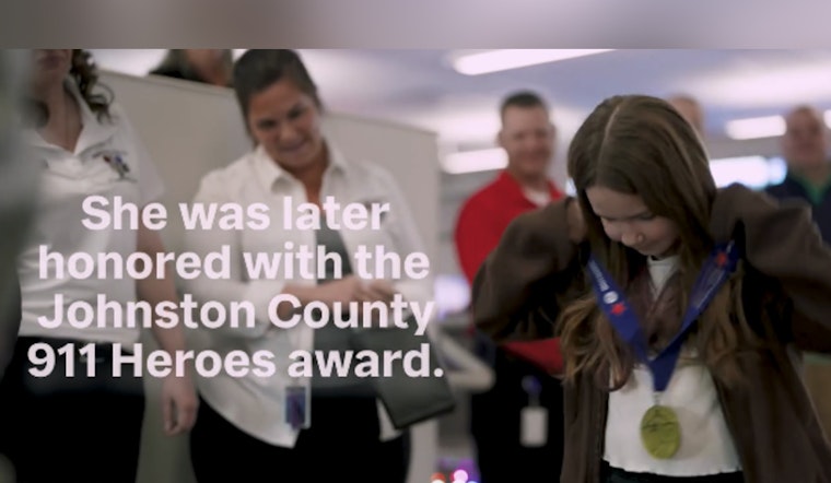 9-Year-Old Johnston County Hero Honored for Lifesaving 911 Call During Father's Emergency
