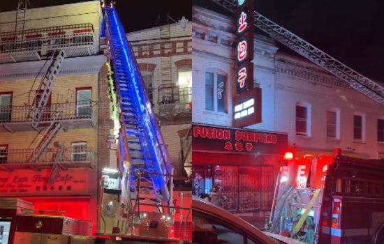 A Morning Fire in San Francisco's Chinatown Injures One, Displaces Resident; SFFD Investigates Cause