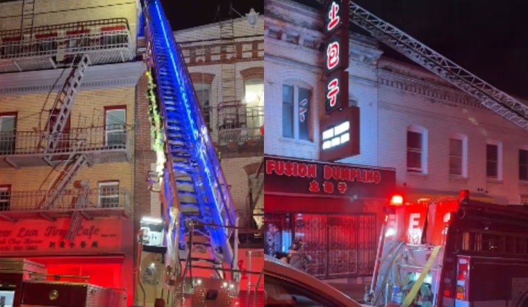 A Morning Fire in San Francisco's Chinatown Injures One, Displaces Resident; SFFD Investigates Cause
