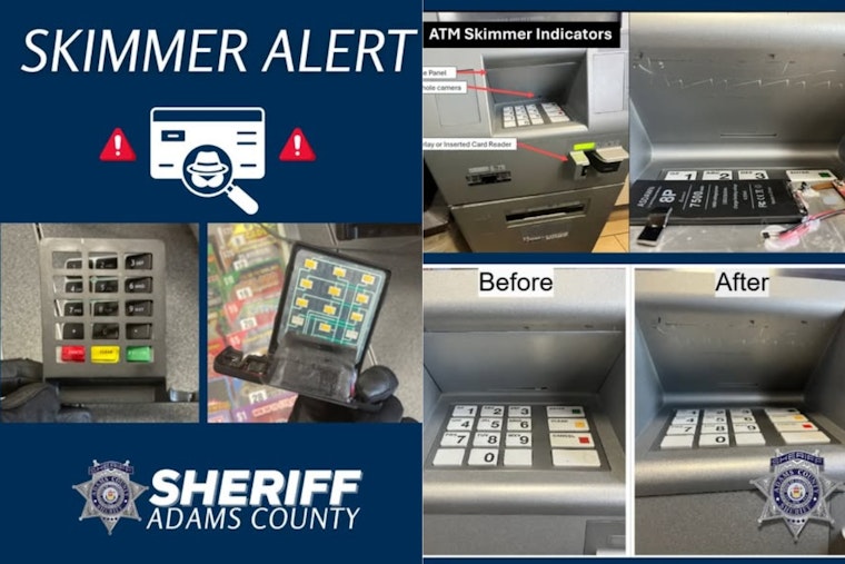 Adams County Sheriff's Office Warns Residents of Rising Credit Card Skimming Incidents