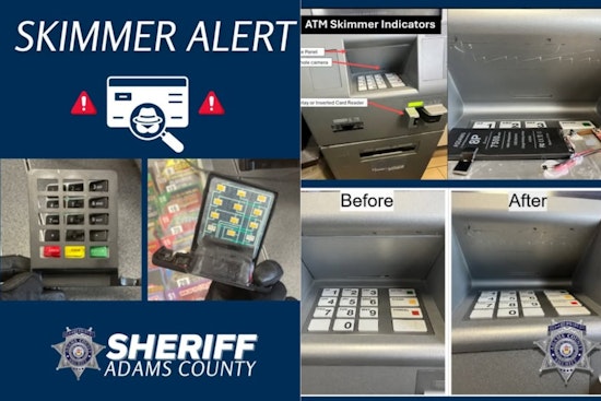 Adams County Sheriff's Office Warns Residents of Rising Credit Card Skimming Incidents