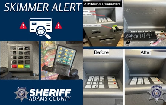 Adams County Sheriff's Office Warns Residents of Rising Credit Card Skimming Incidents