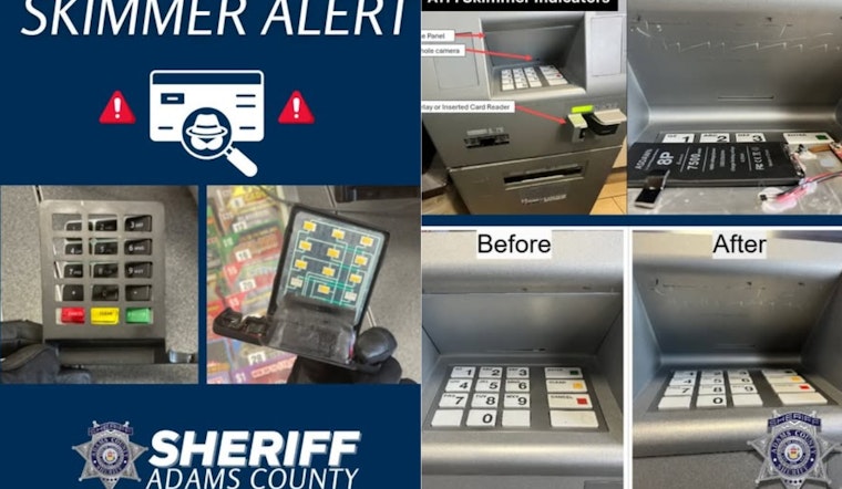 Adams County Sheriff's Office Warns Residents of Rising Credit Card Skimming Incidents