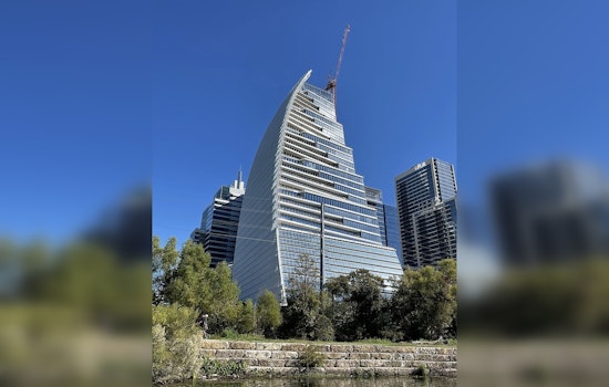 After Years In The Dark, Google’s Sail Tower Finally Lights Up Austin